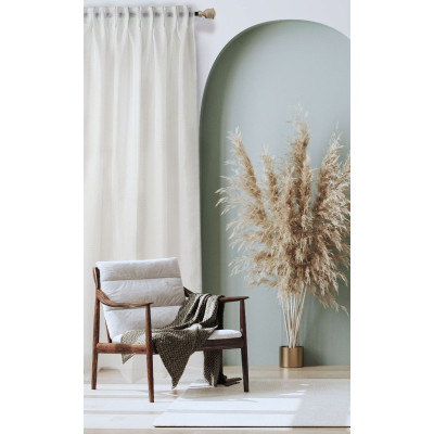 Firana z taśmą SHINY CHIC 140x270 optical white